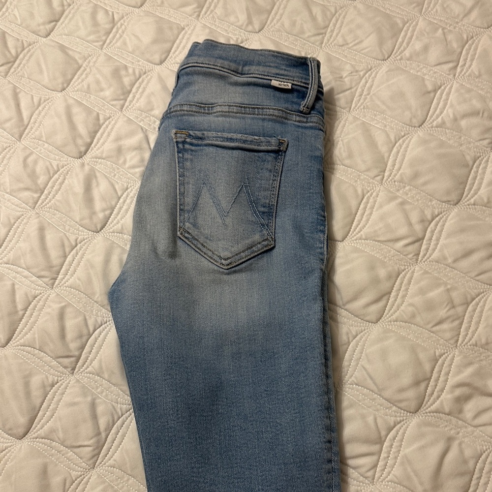 MOTHER Light Blue Skinny Jeans